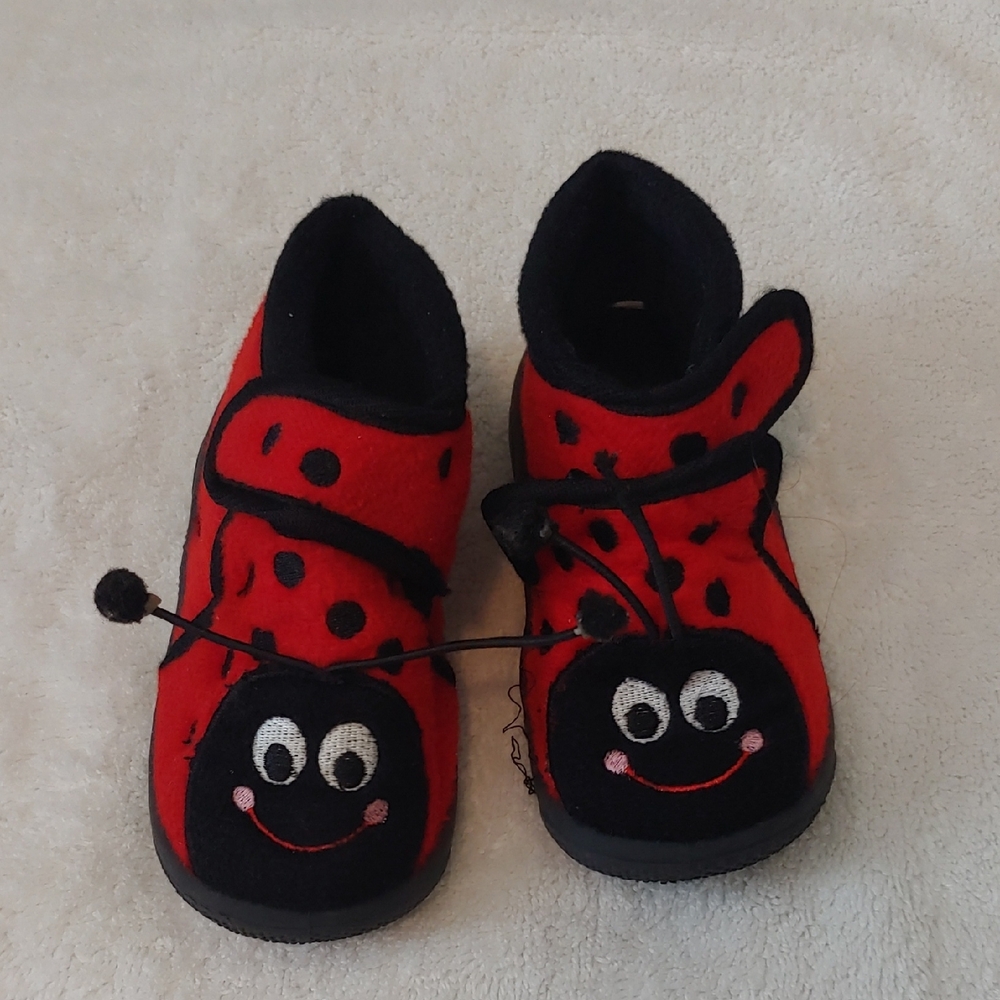 Cute Ladybug Themed Slippers